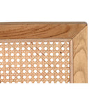 DKD Home Decor Esszimmerstuhl Natural Teak Rattan – Produktansicht 3