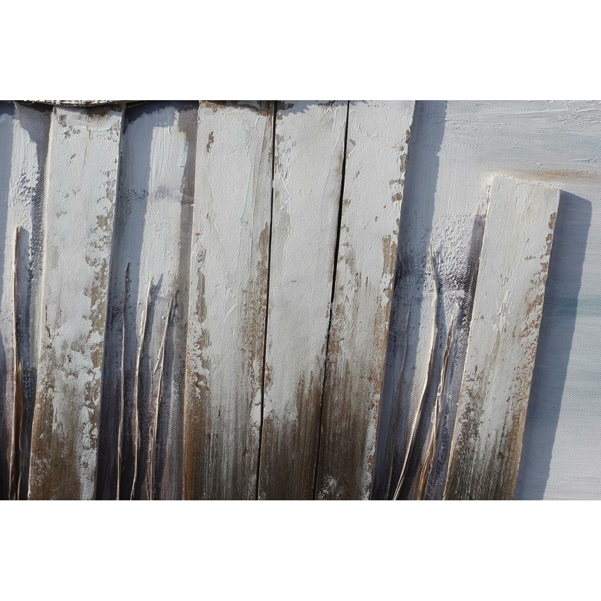 DKD Home Decor Leinwandbild MDF Holz – Blau