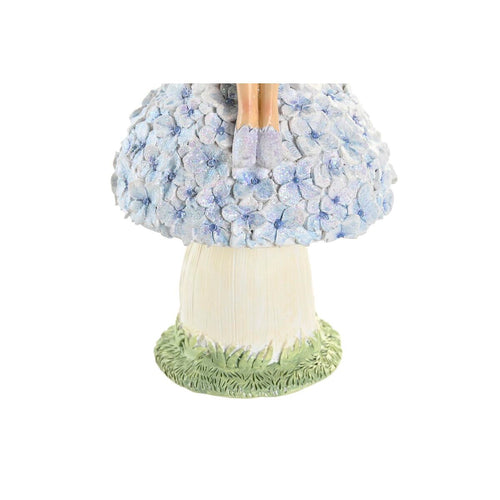 Dekofigur DKD Home Decor Blau Rosa Flieder Fairy 9,5 x 8 x 17 cm (3 Teile)