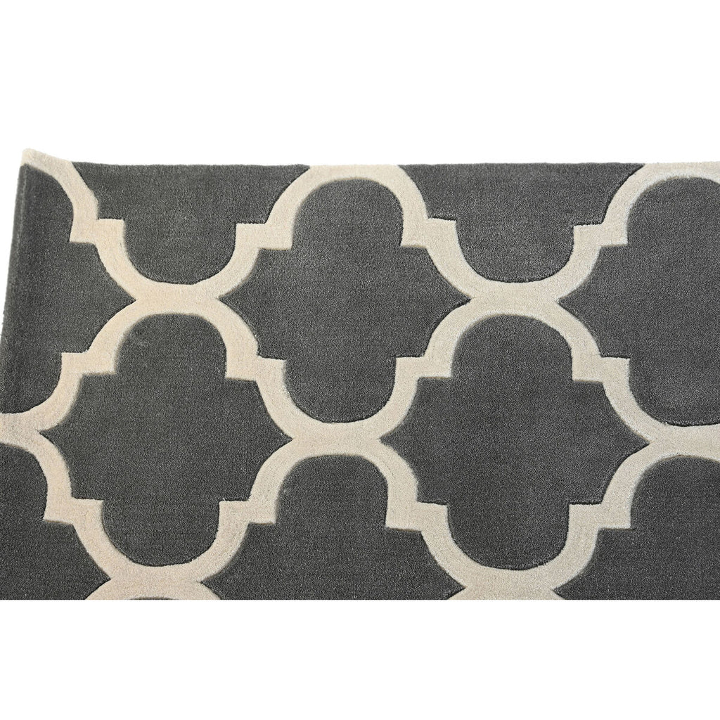 DKD Home Decor Teppich Grau Polyester Ethnic – Produktansicht 4