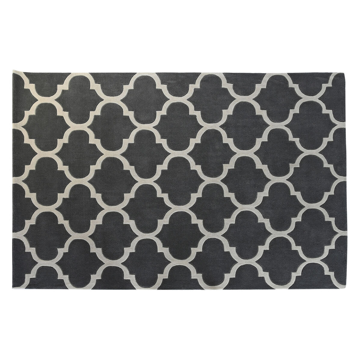 Carpet DKD Home Decor 160 x 230 x 2 cm Grau Polyester Ethnic – Produktbild 1