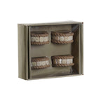 DKD Home Decor Serviettenring Natural Jute Kunstharz Aluminium – Produktansicht 4