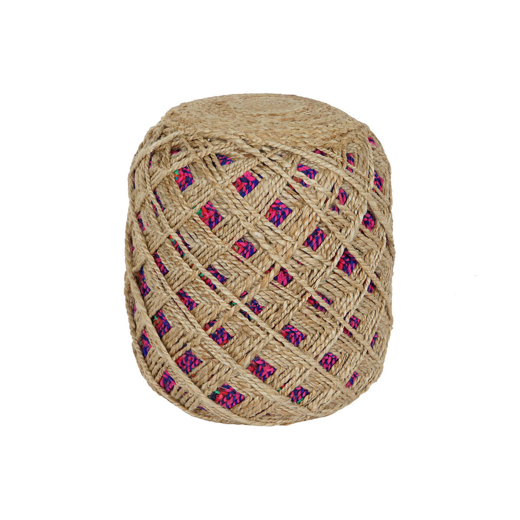 Home ESPRIT Footrest Braun Mehrfarbig Jute – Produktansicht 1
