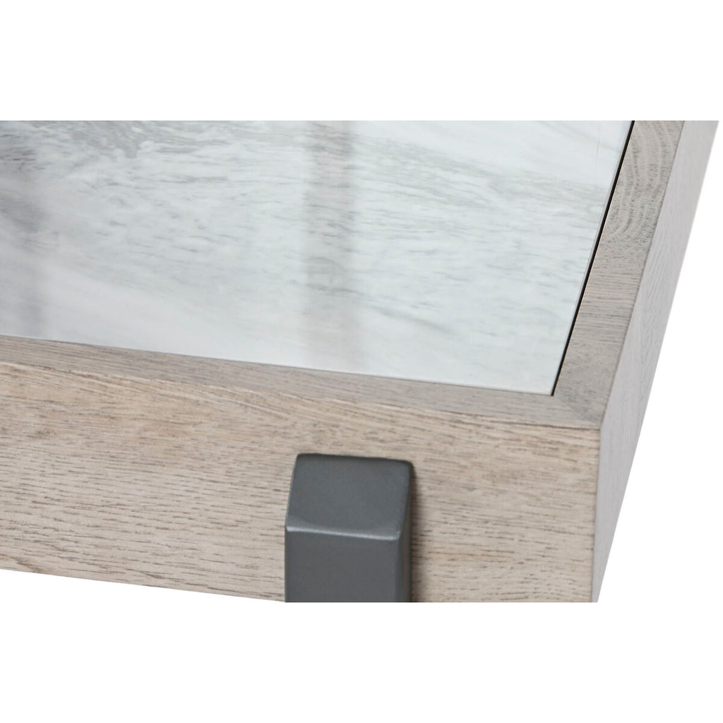 Home ESPRIT Beistelltisch Weiß Grau Natur Metall – Ansicht 3