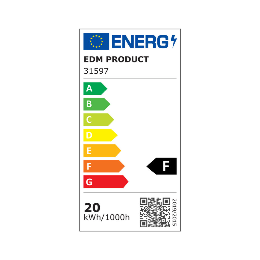 Deckenleuchte EDM 31597 Aluminium Kunststoff 20 W 22,5 x 22,5 x 4 cm (6400 K) – Produktansicht 4