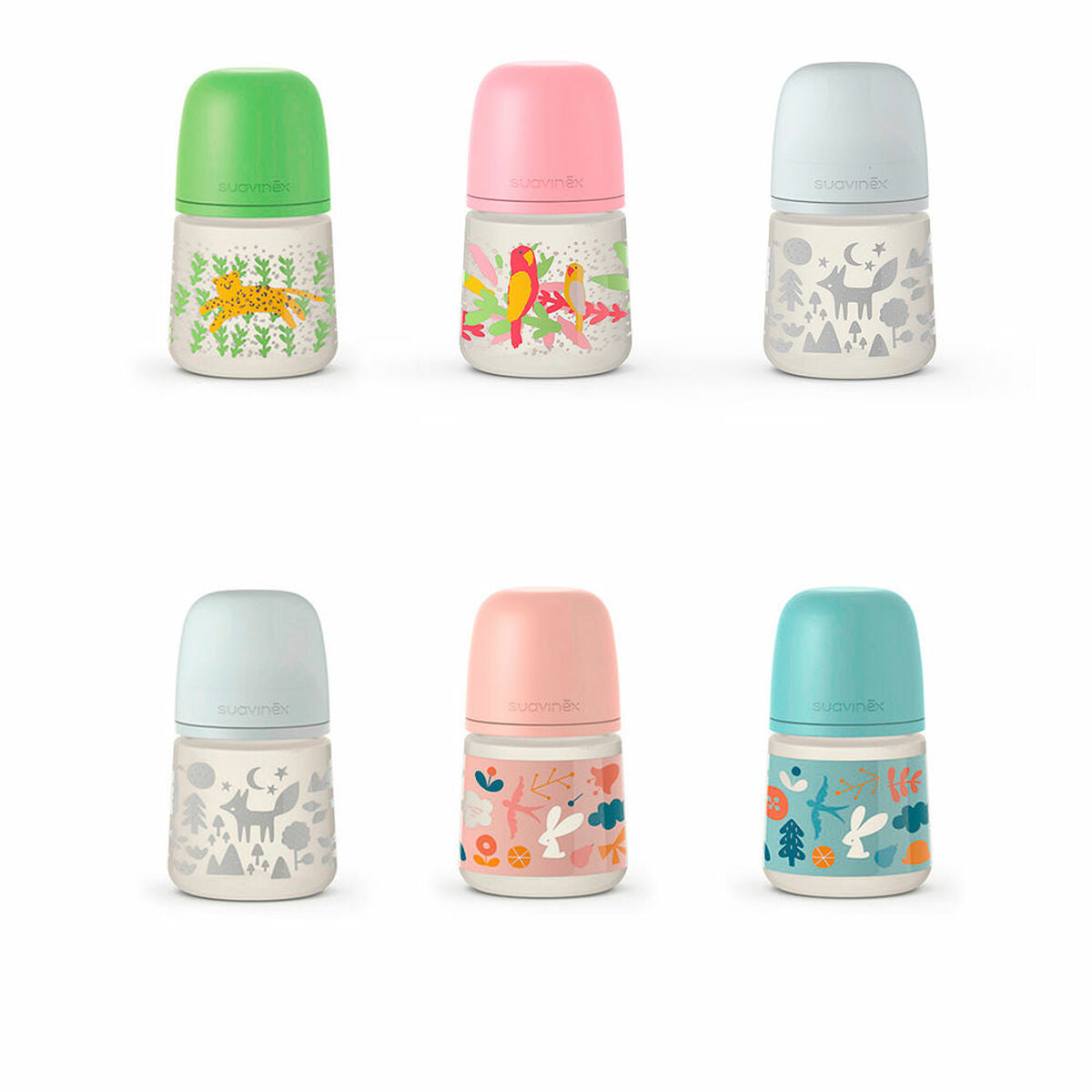 Baby's bottle Suavinex Prints S 150 ml – Produktbild 1