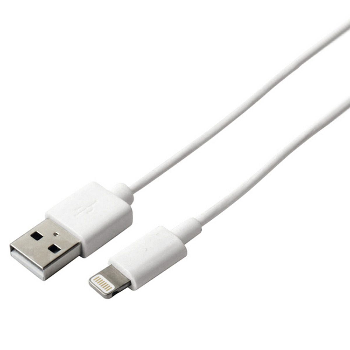 USB to Lightning Cable KSIX Apple-compatible Weiß – Produktbild 1