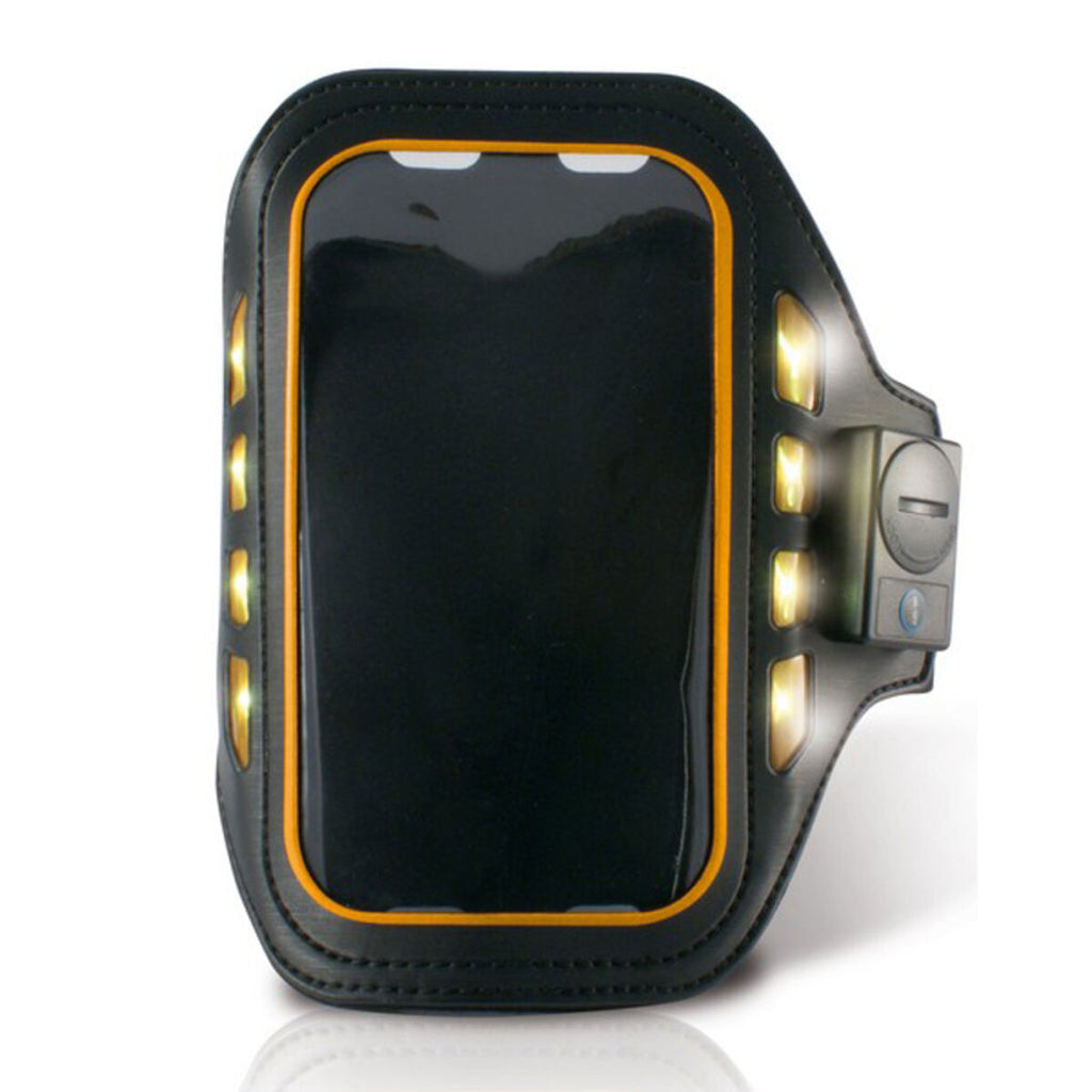 KSIX Sport Armband mit LED 4" Schwarz Neoprene – Ansicht 1