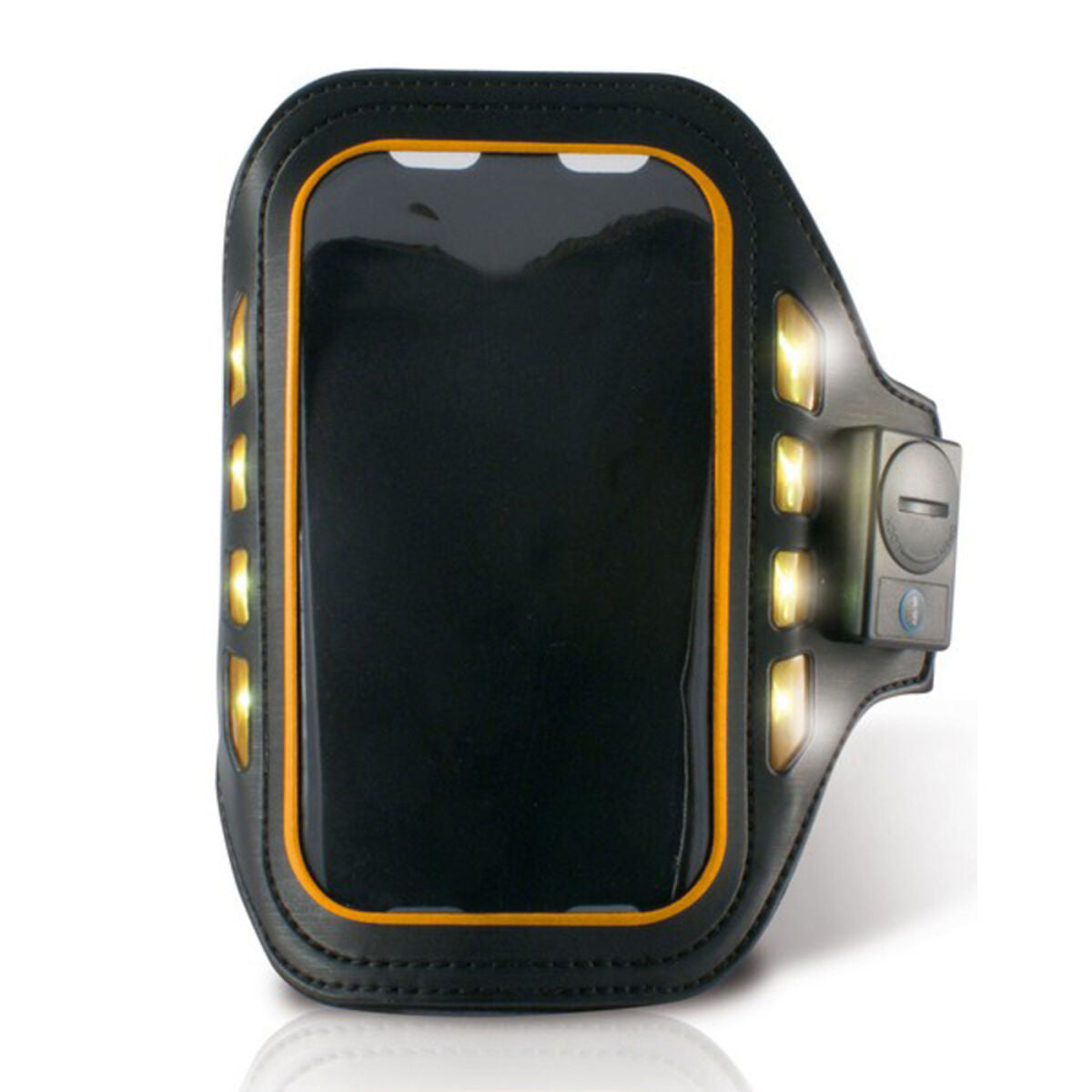 KSIX Sport Armband mit LED 4" Schwarz Neoprene – Produktansicht 1