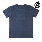 Children’s Short Sleeve T-Shirt The Avengers Navy Blue