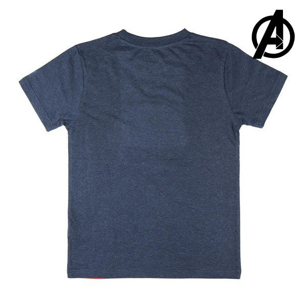 Children’s Short Sleeve T-Shirt The Avengers Navy Blue