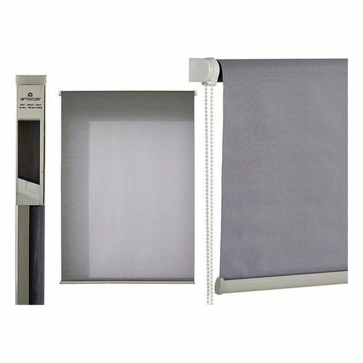 Gift Decor Rollo Grau Kunststoff – Produktansicht 2