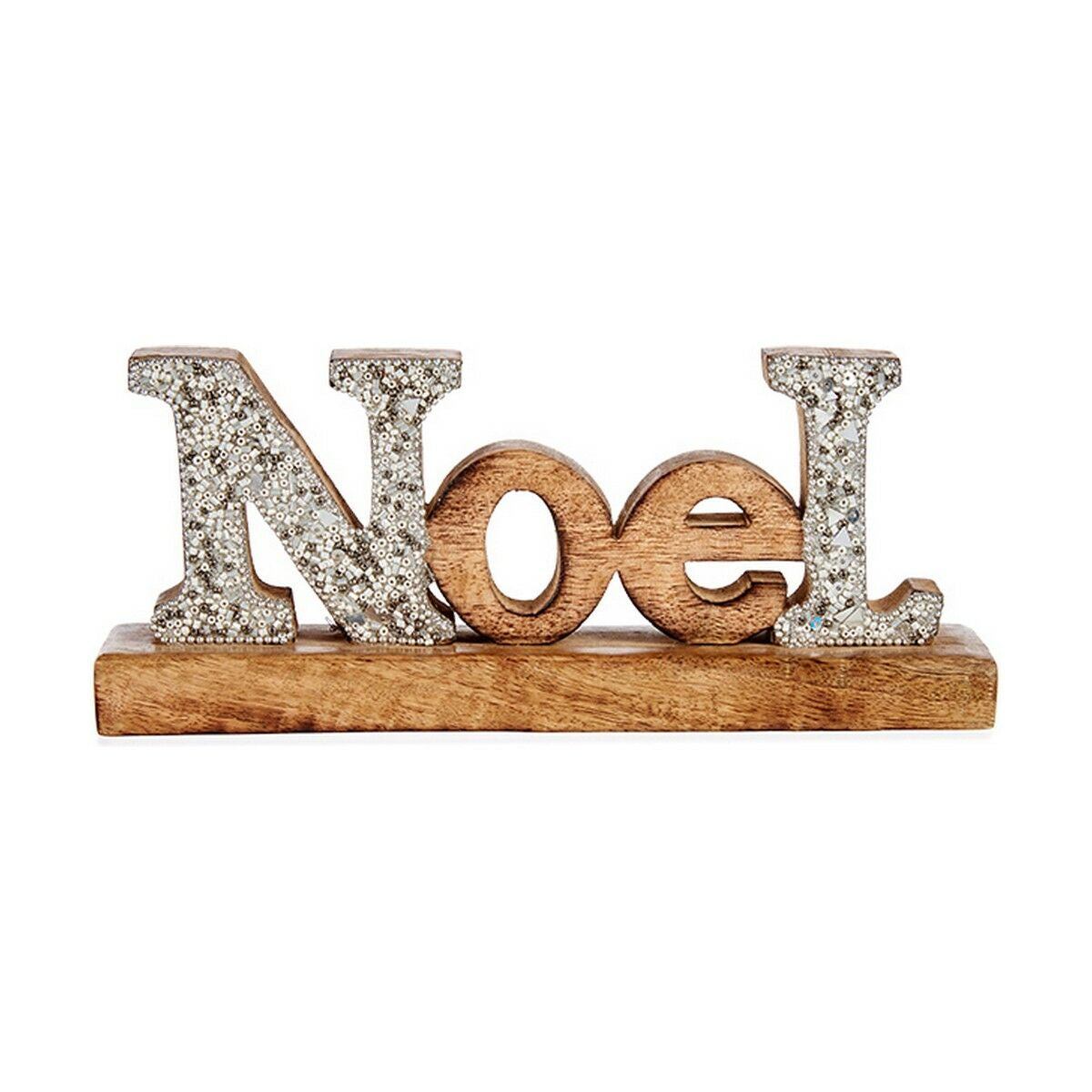 Krist+ Dekofigur Noel Silber Glitter – Ansicht 1