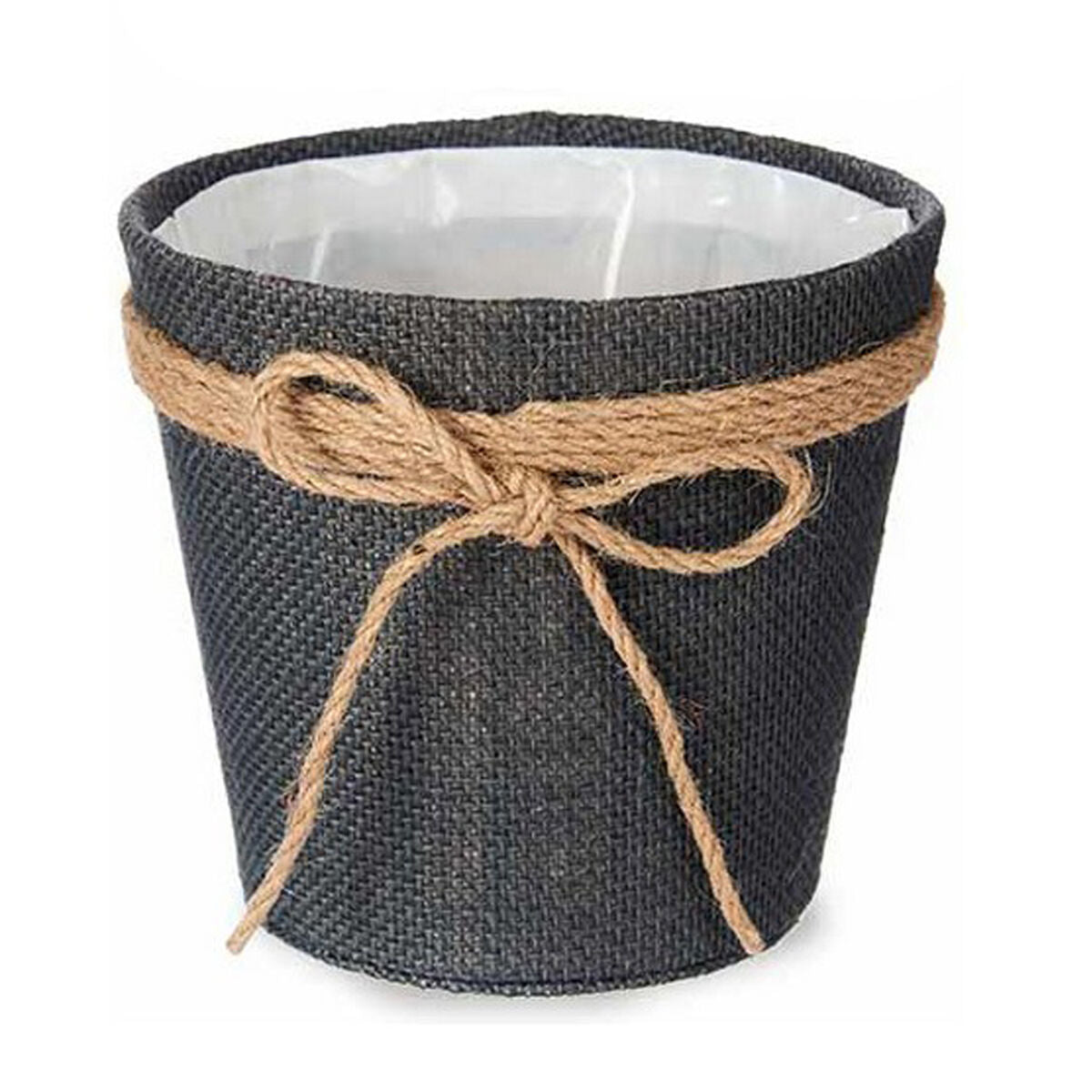 Planter Ibergarden Grau Kunststoff Lasso 16 x 14,5 x 16 cm – Produktbild 1