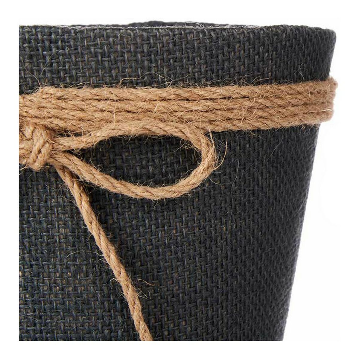 Ibergarden Pflanzgefäß Grau Kunststoff Lasso – 16 x 14,5 x 16 cm – Ansicht 2