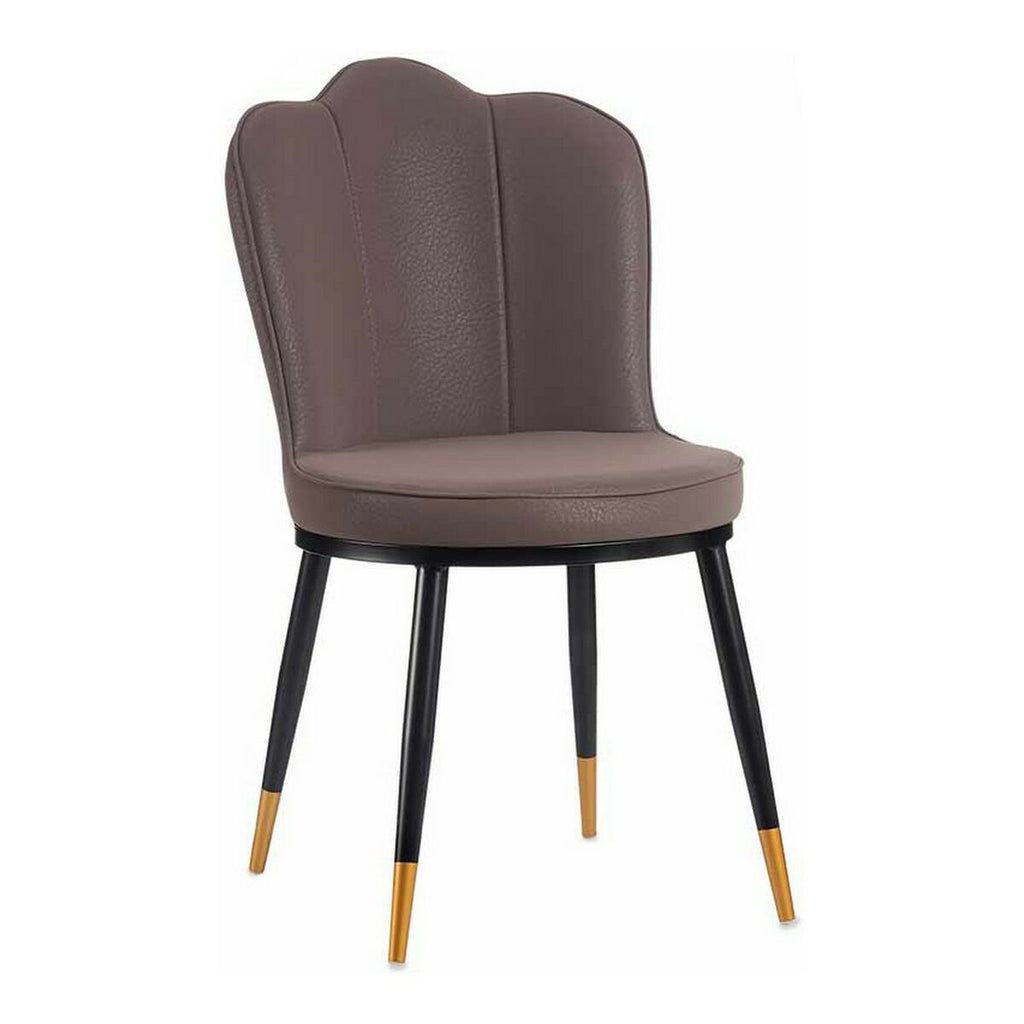 Gift Decor Armchair Schwarz Lila Gold Shell – Produktansicht 1