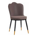 Gift Decor Armchair Schwarz Lila Gold Shell – Ansicht 1