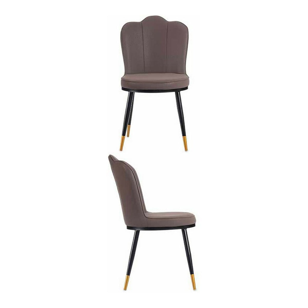 Gift Decor Armchair Schwarz Lila Gold Shell – Ansicht 2