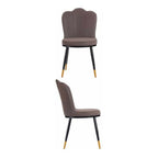Gift Decor Armchair Schwarz Lila Gold Shell – Ansicht 2