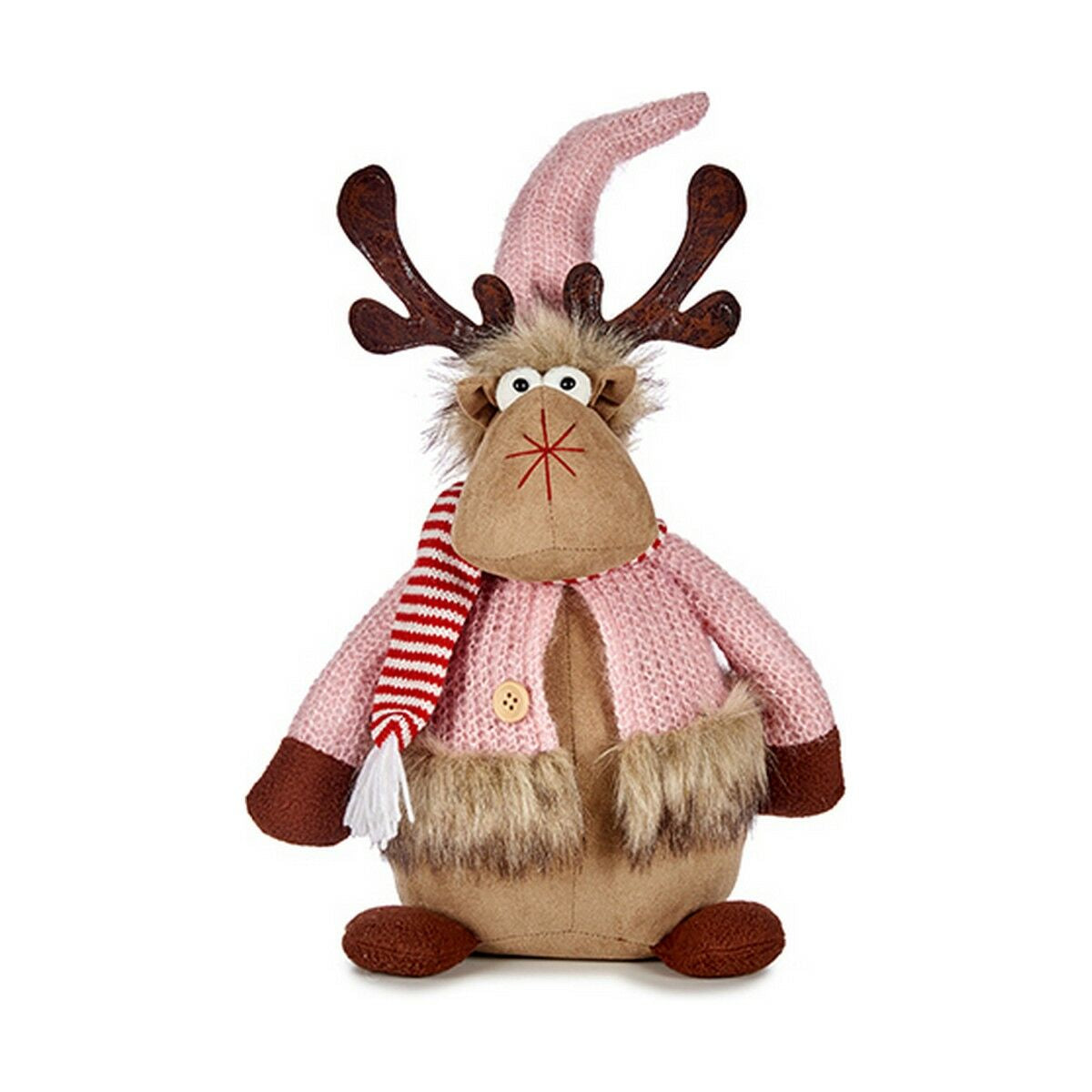 Krist+ Weihnachtsrentier Braun Rosa – Produktansicht 1