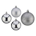 Krist+ Weihnachtskugeln Silber PVC Ø 7 cm – Ansicht 1