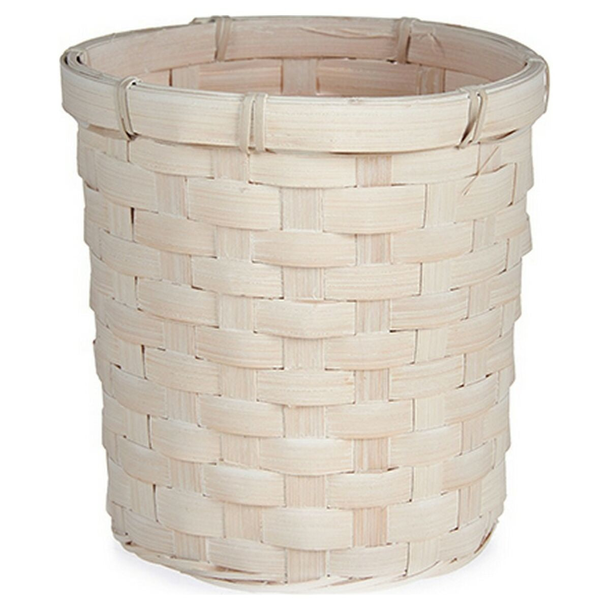 Gift Decor Pflanzgefäß Weiß PVC Bamboo Circular – Produktansicht 1