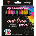 Alex Bog Filzstift-Set Outliner Mehrfarbig Cake – Produktansicht 1