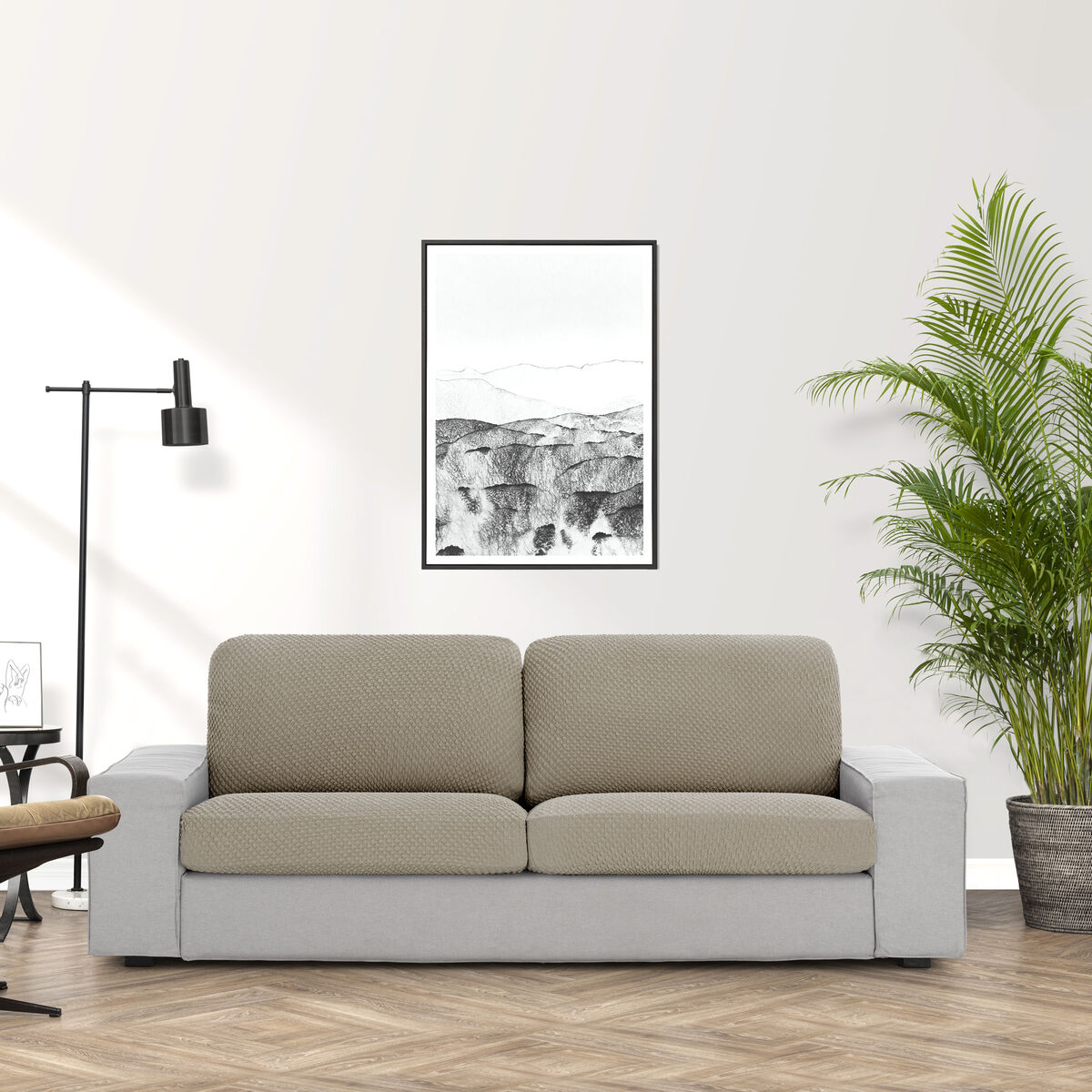 Eysa Kissenbezug THOR Beige Sofa – Produktansicht 3
