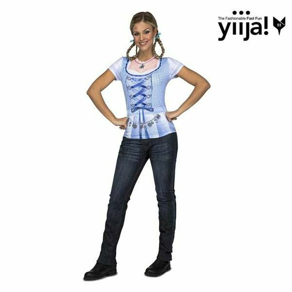 My Other Me Kostüm für Erwachsene Oktoberfest Lady Blau – Ansicht 3