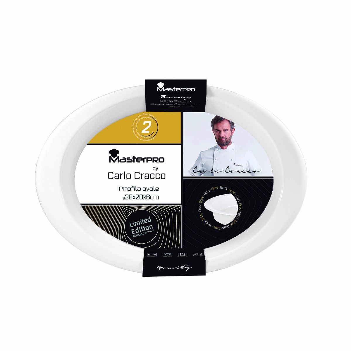 Shaped mould Masterpro CARLO CRACCO MP Ø 28 cm Metall – Produktbild 1