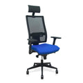 Piqueras y Crespo Bürostuhl mit Headrest Horna B3DR65C Blau – Ansicht 1