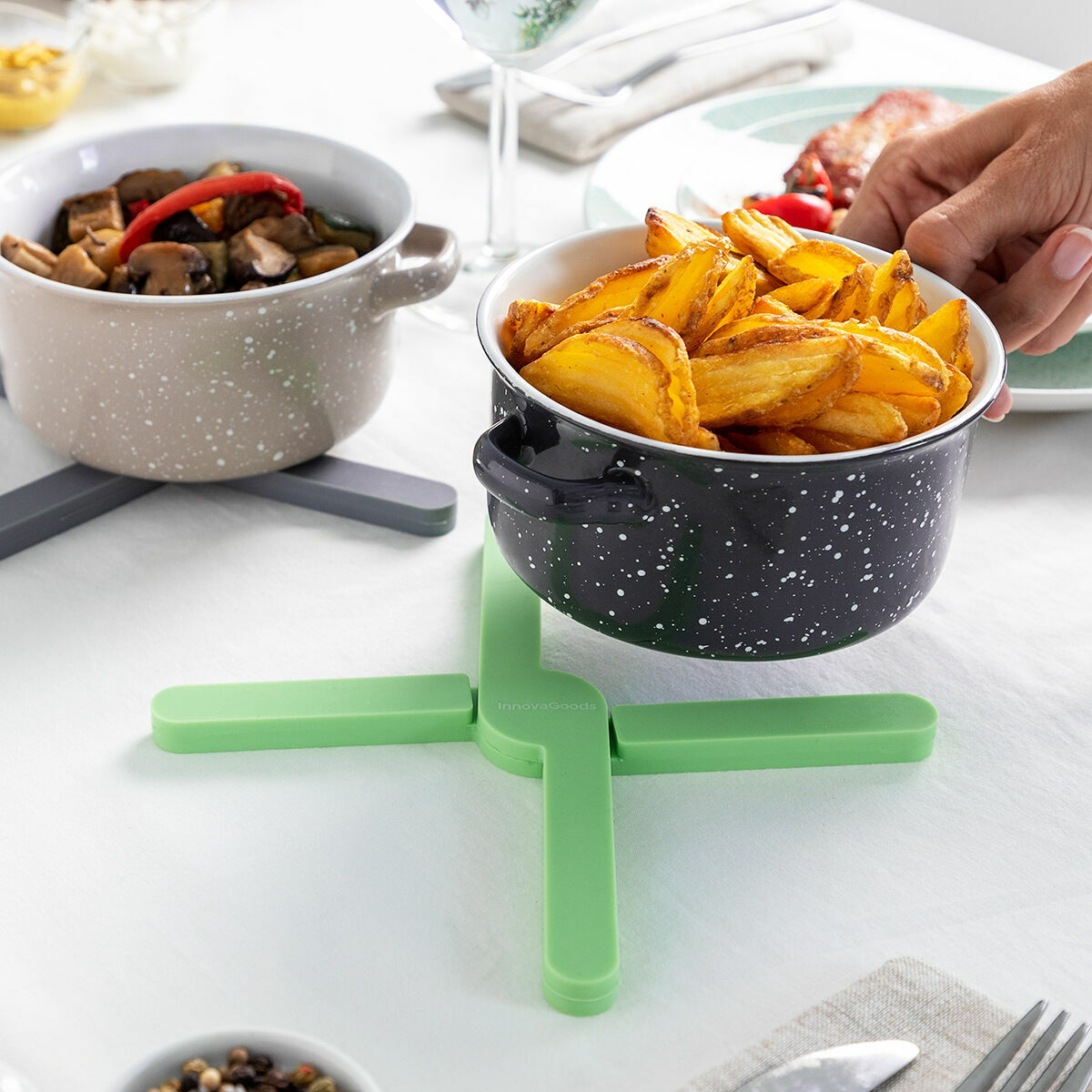 InnovaGoods Individual Klappbar Silicone Trivet Folvet – Produktansicht 2