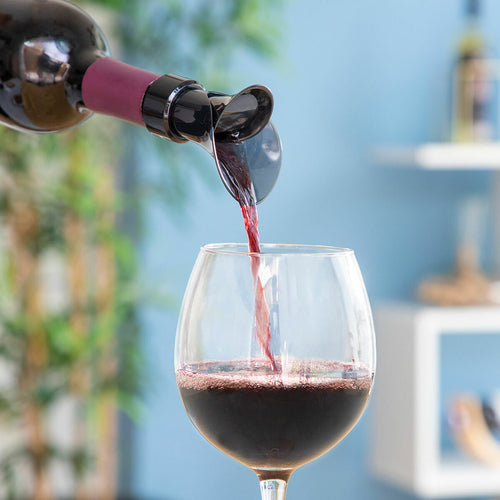 2-in-1 Wine Stopper with Pourer and Aerator Wintopp InnovaGoods – Produktbild 1