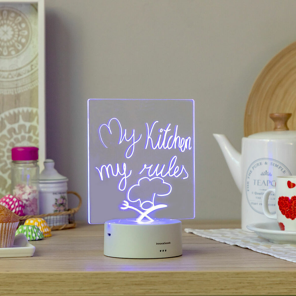 InnovaGoods LED Note & Message Tafel Lemo – Produktansicht 6