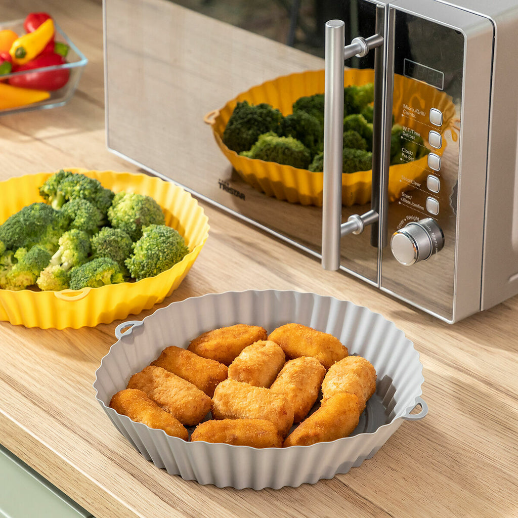 Silicone Baskets mit Bürste für Air Fryers Mollicon InnovaGoods – Produktansicht 5
