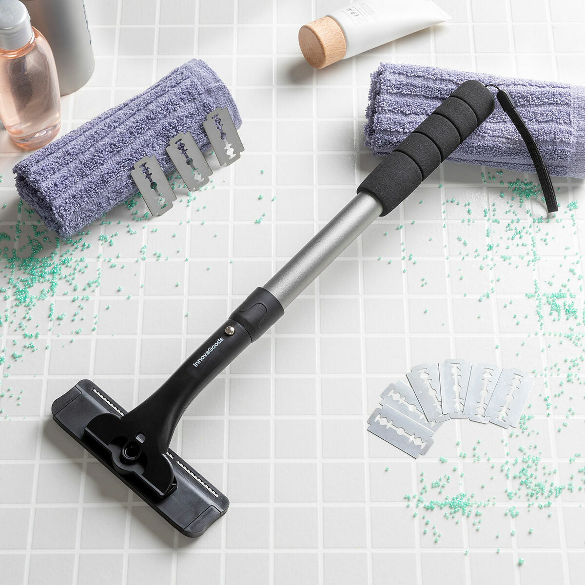 InnovaGoods Körper Shaver mit Extendable Aluminum Griff Extaver – Produktansicht 4