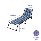 Marbueno Sonnenliege Blau – Produktansicht 2