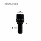 OMP Screw kit OMPS09791201 Schwarz M12 x 1,50 33 mm – Ansicht 2