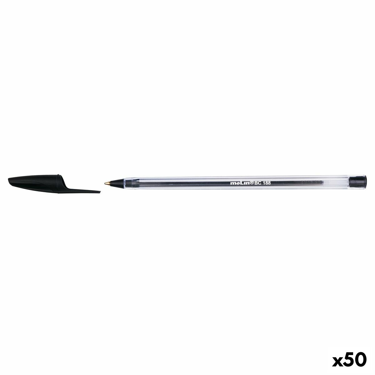 Molin Pen BC188 Crystal 1 mm Schwarz – Produktansicht 1