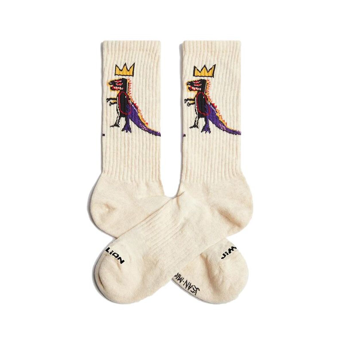 Jimmy Lion Socken Athletic Basquiat Pez Dis Braun – Produktansicht 1
