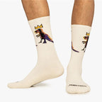 Jimmy Lion Socken Athletic Basquiat Pez Dis Braun – Ansicht 2