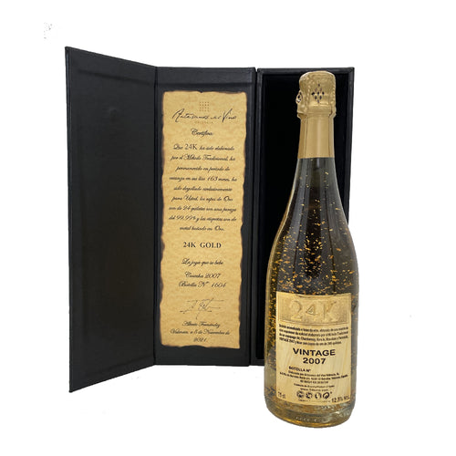 24K Gold Schaumwein Weiß 75 cl – Produktansicht 2