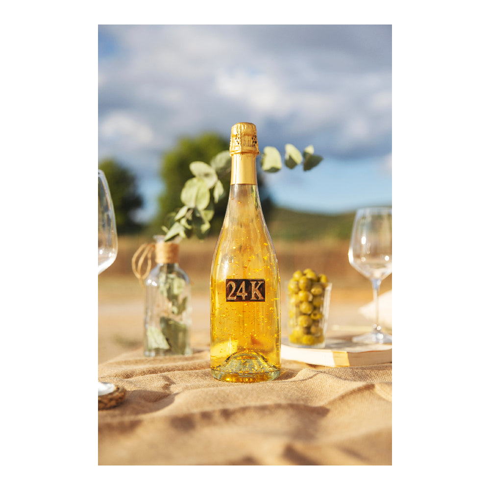 24K Gold Schaumwein Weiß 75 cl – Produktansicht 5