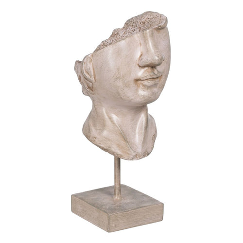 Dekofigur Beige Gesicht