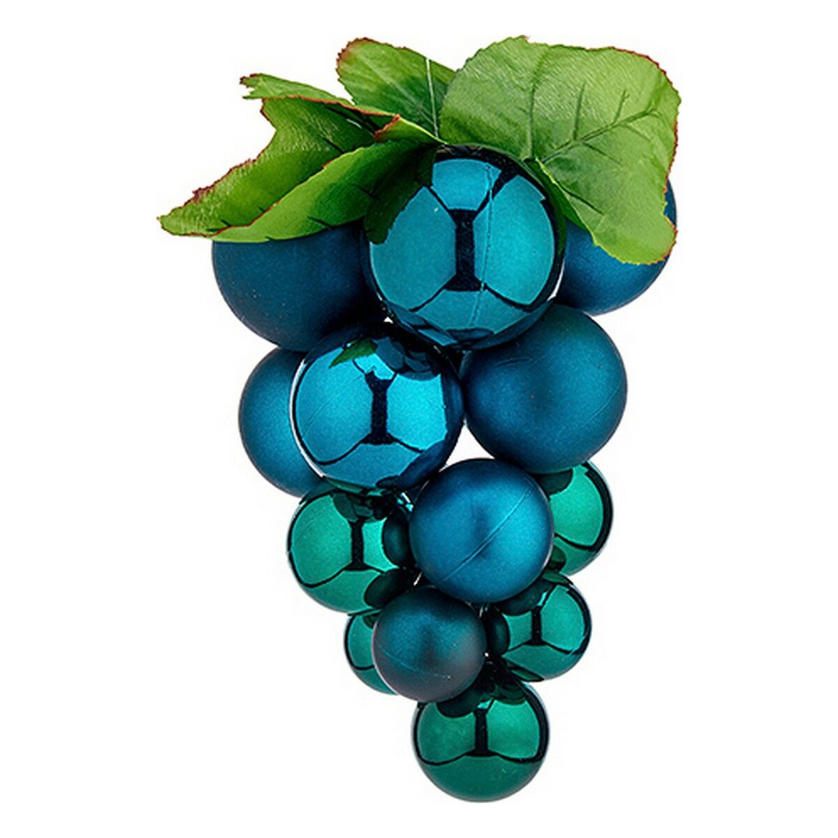 Christmas Bauble Krist+ Blau Kunststoff Grapes Small – Produktbild 1