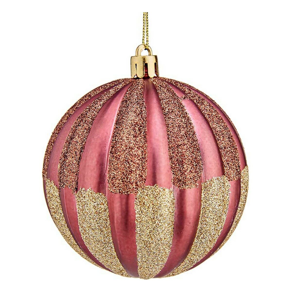 Krist+ Weihnachtskugel 00862 Rosa PVC Kunststoff Ø 8 cm – Produktansicht 1