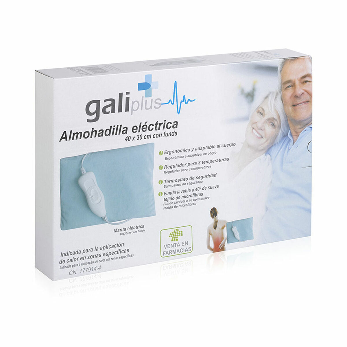 Galiplus Multifunktionales Heizkissen ELECTROMEDICINA – Produktansicht 1