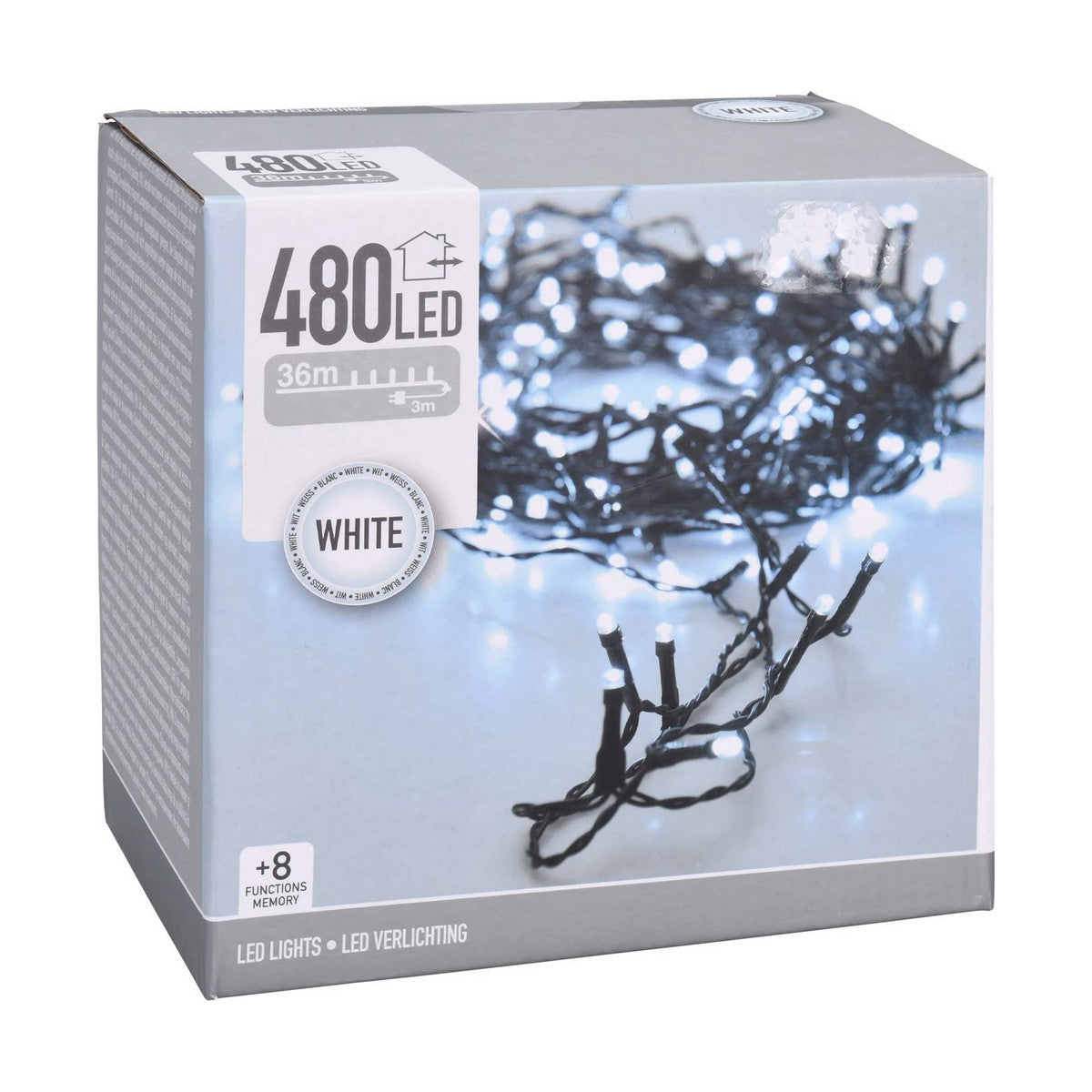Kranz aus LED Lights Weiß (53 m) – Ansicht 2