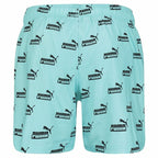 Men’s Bathing Costume Puma Logo AOP Light Blue