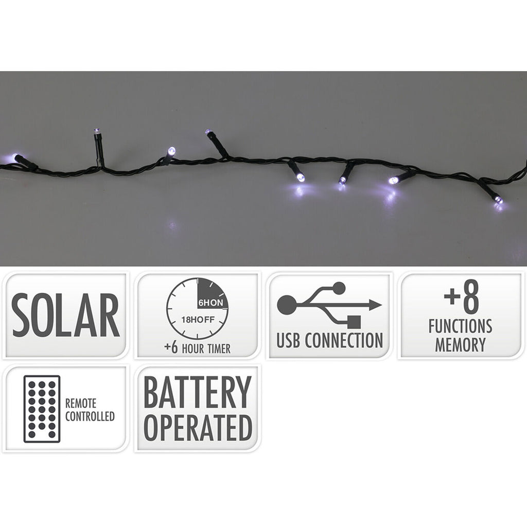 Lifetime Kranz aus LED Lights Cool Weiß 10 m Solar – Produktansicht 2